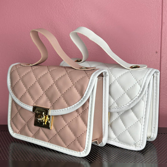 Prissy Mini Purse-White