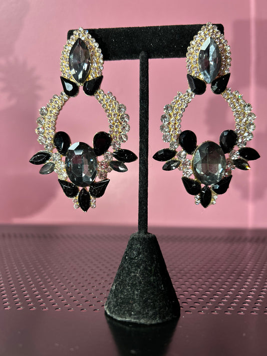 Ballroom Earring - Black