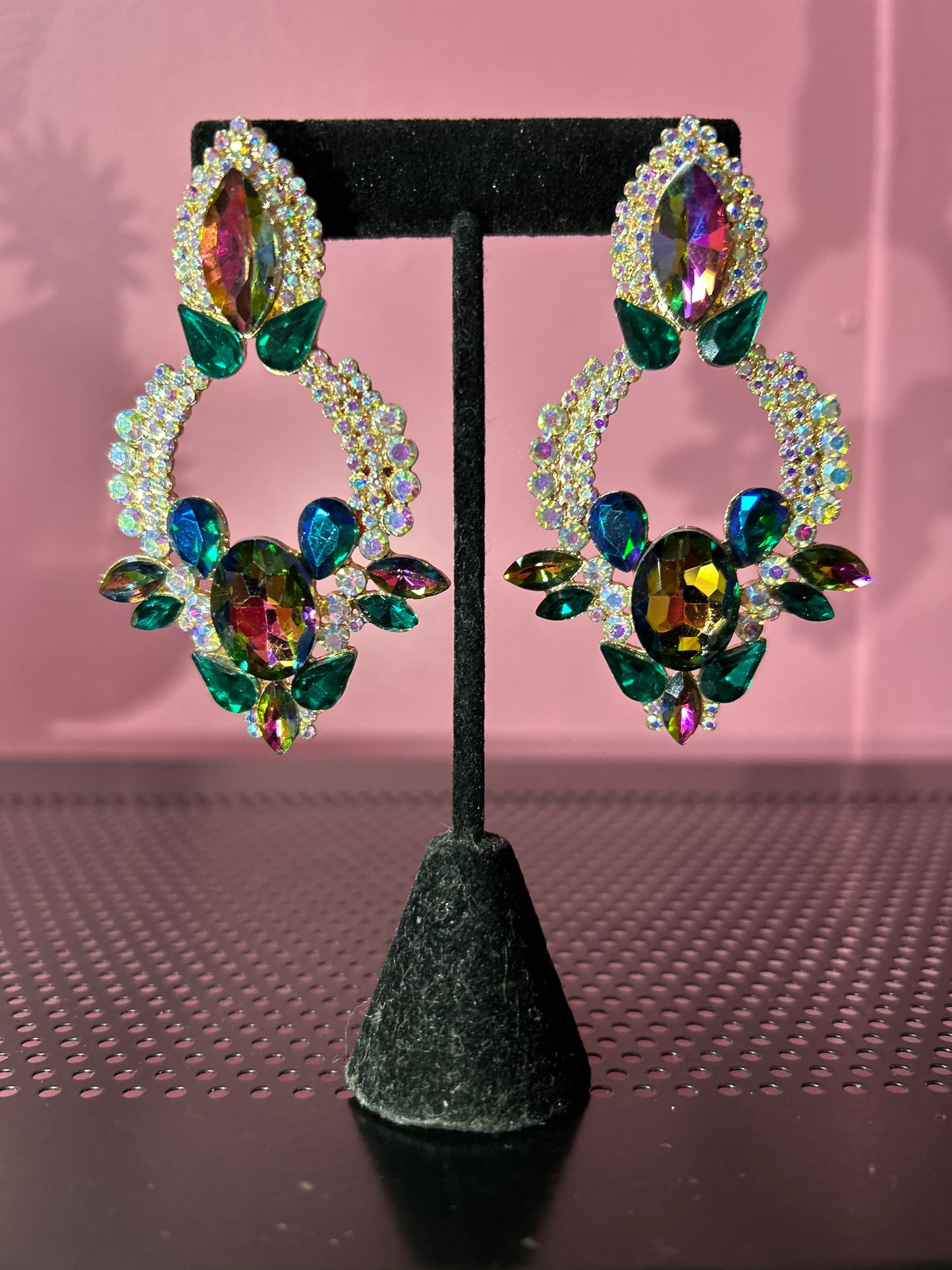 Ballroom Earring - Deep Aqua