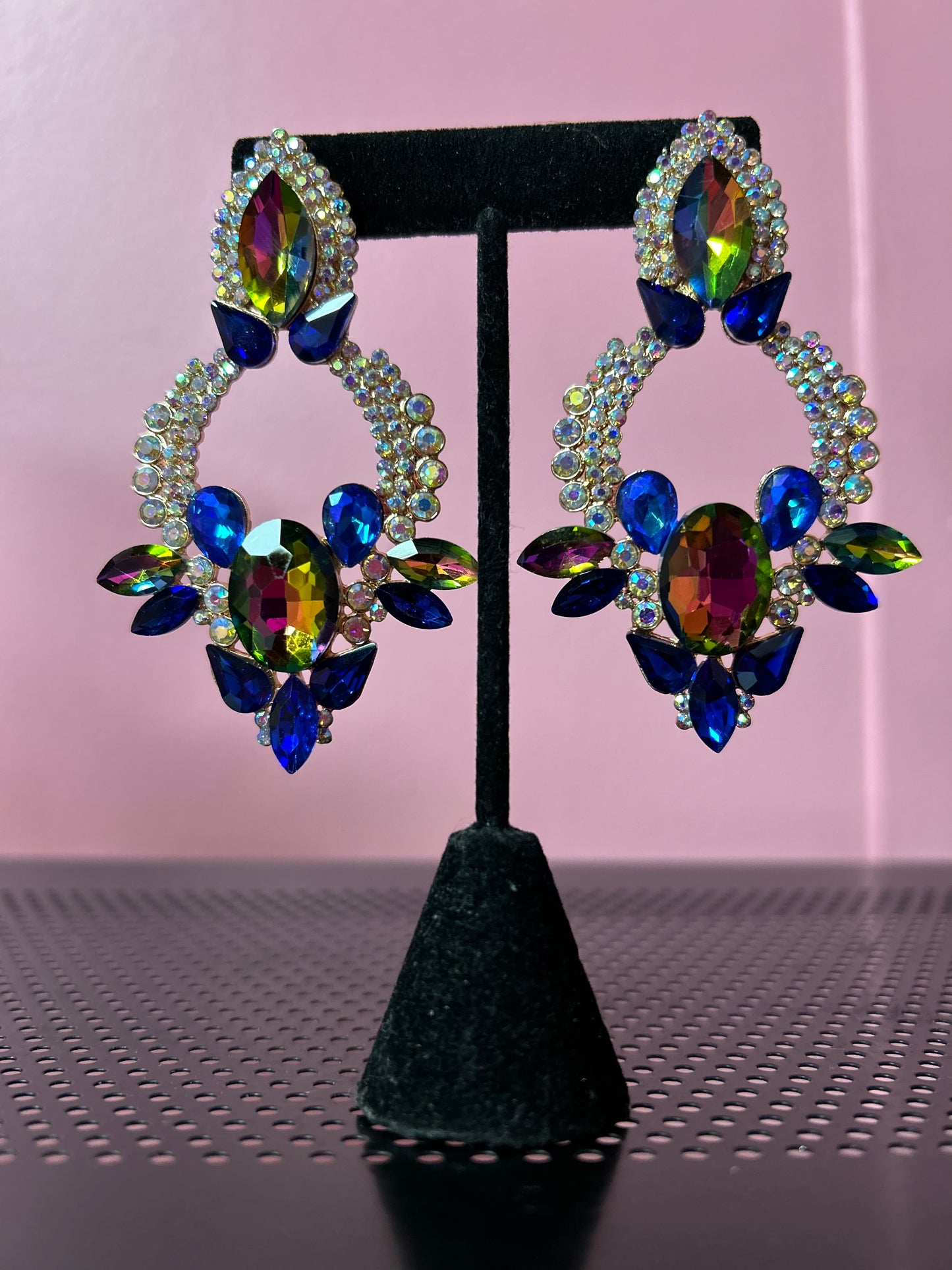 Ballroom Earring - Deep Blue