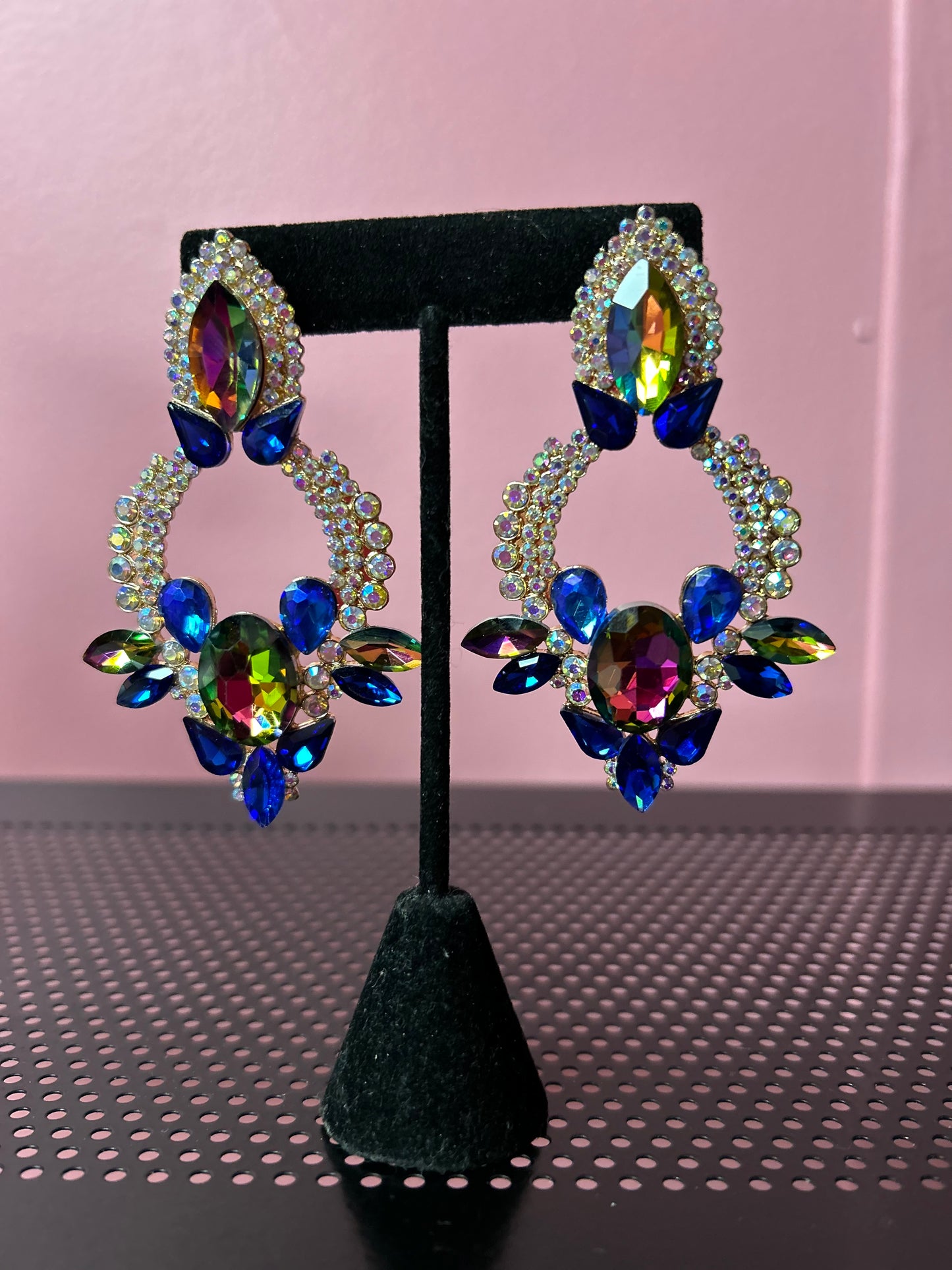 Ballroom Earring - Deep Blue