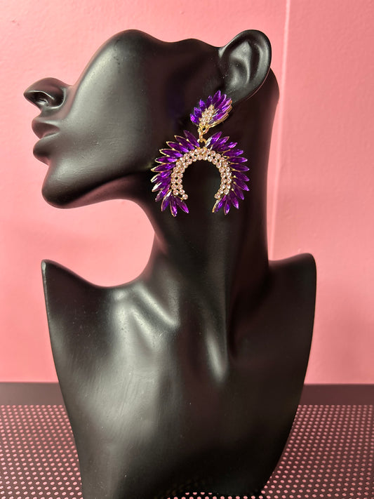 Lax Lux (Purple) Earrings