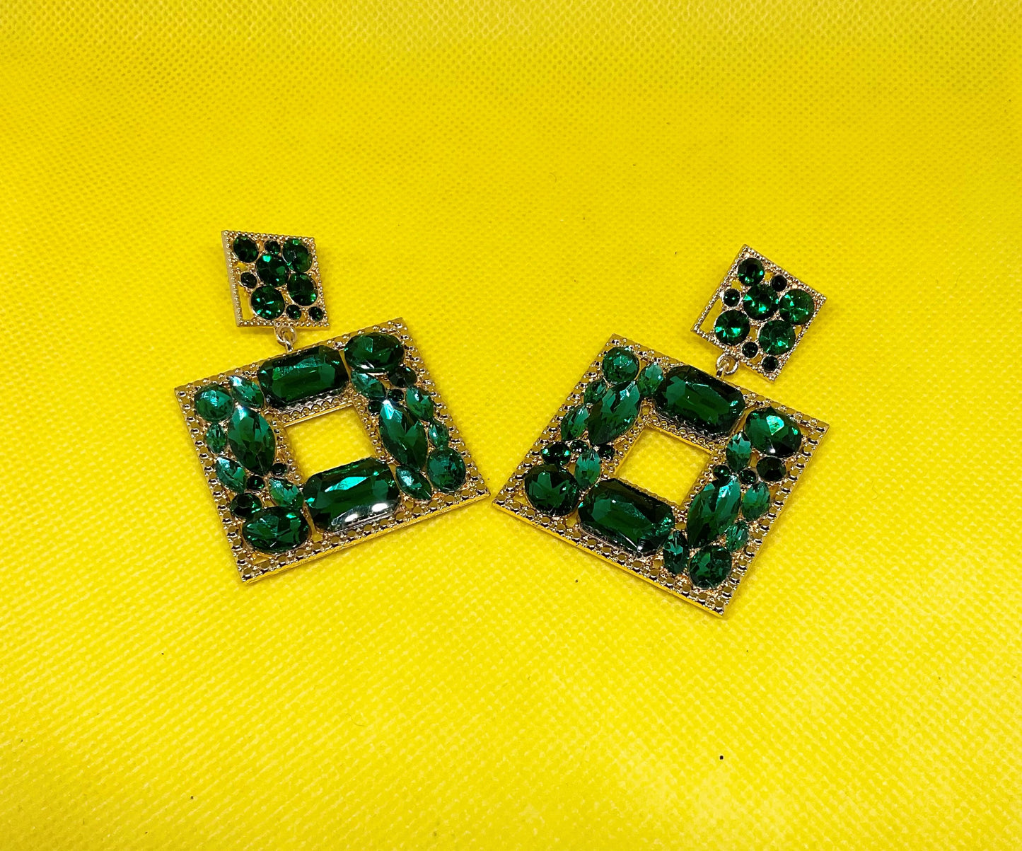 Money Honey Square Earring